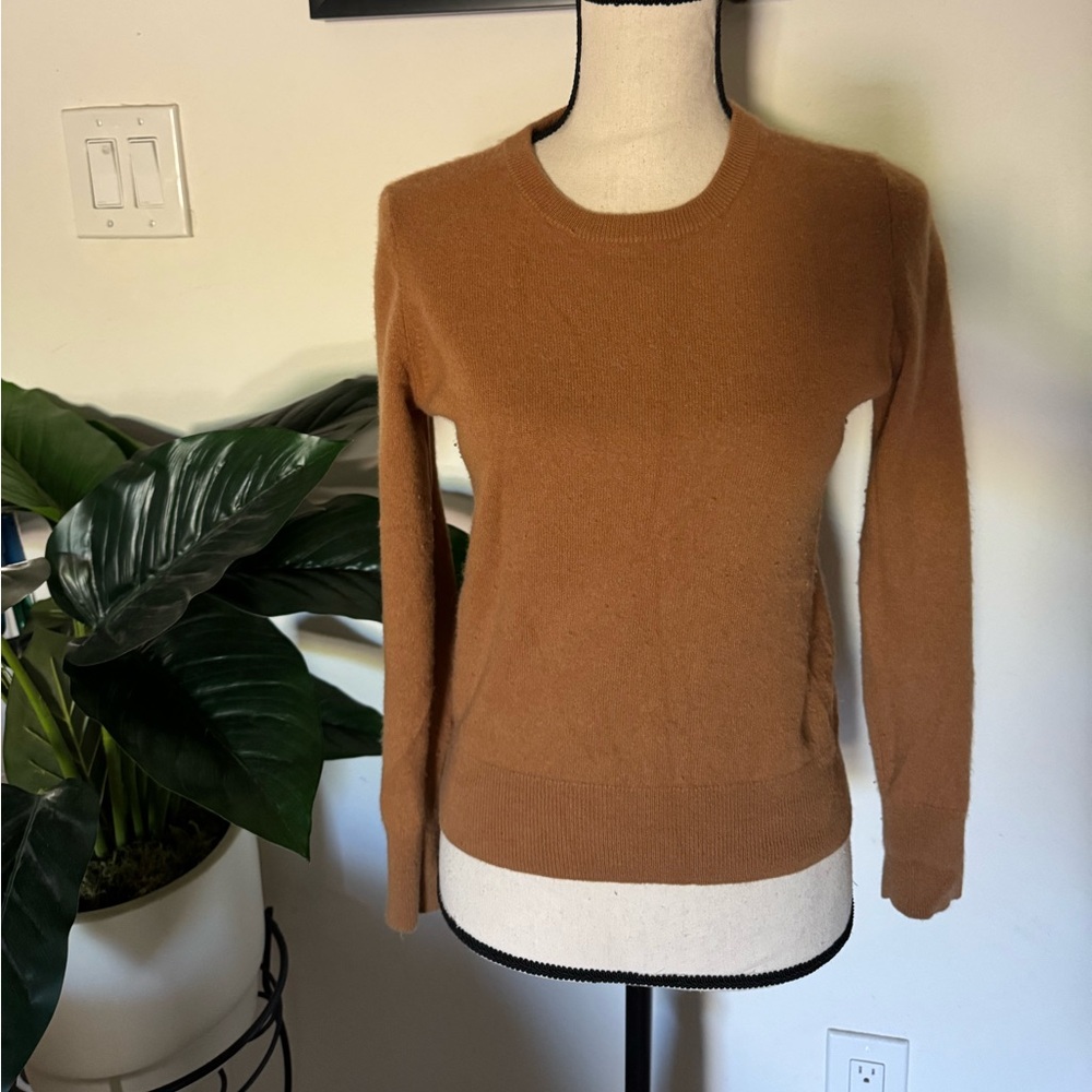 NAADAM, Soft by Naadam 100% Cashmere Crew Neck Sweater, Brown, XS